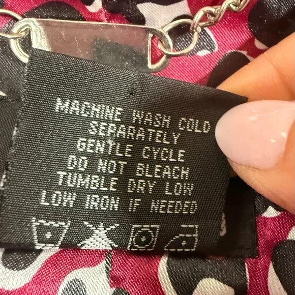 Dennis Basso Womens Full Zip‎ Fuchsia Satin Finish Hooded Size 1X Trench Coat - Picture 12 of 12